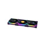 Ventola Lian Li UNI FAN SL Wireless LCD ARGB PWM Kit Da 3 Con Controller 120mm Nero
